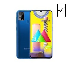 Samsung M31 front glass damage repair